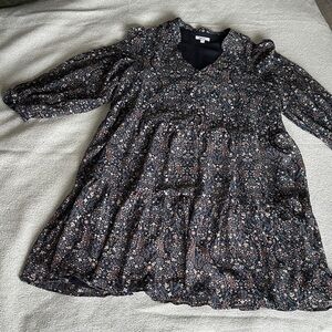 Reitmans Floral Tiered Mini Dress